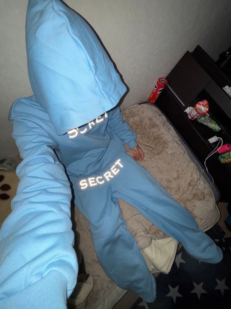 SECRETセットアップ水色