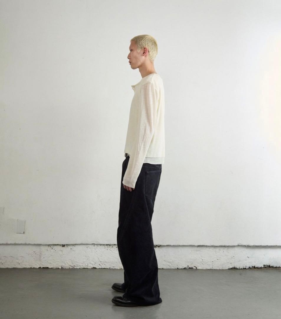 完売品 NVRFRGT 3D TWISTED WIDE LEG 5P PANTS