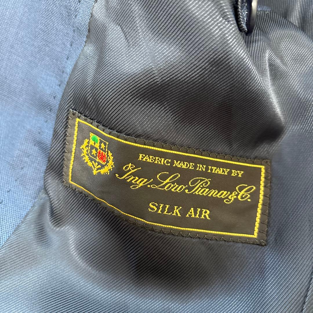 極美品★SHIPS セットアップ　ロロピアーナ　シルク　ウール　42 ビジネス