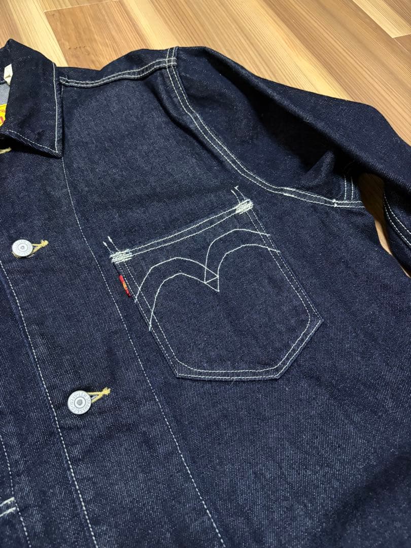 【美品】Levi'sRed デニム カバーオール ジャケット Lサイズ