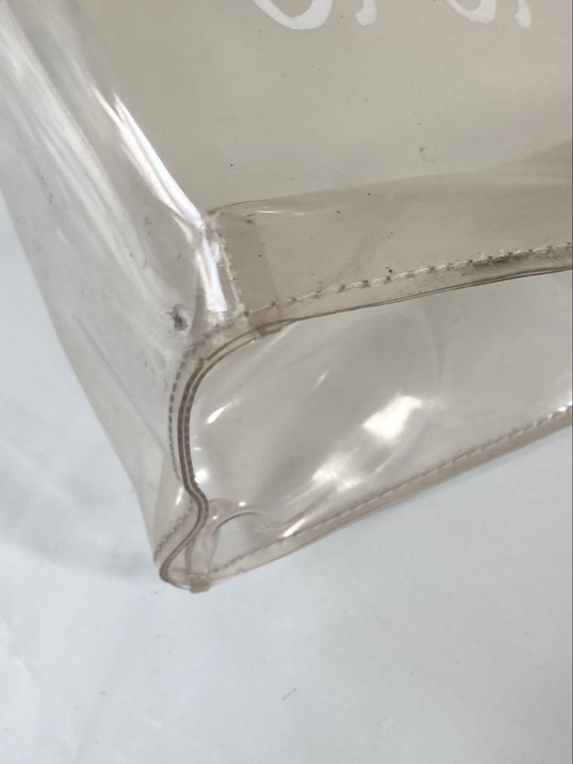 HERMES エルメス　ビニールケリー　ビジネスバッグ　ハンドバック　透明