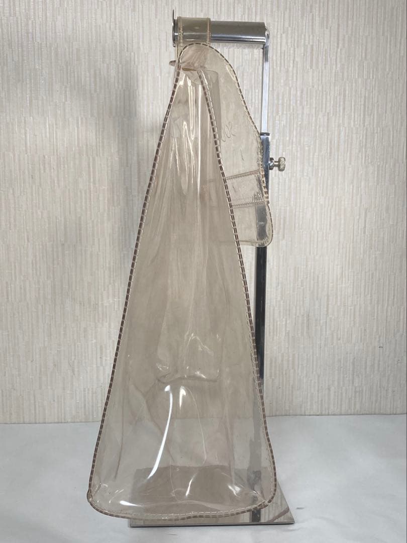 HERMES エルメス　ビニールケリー　ビジネスバッグ　ハンドバック　透明