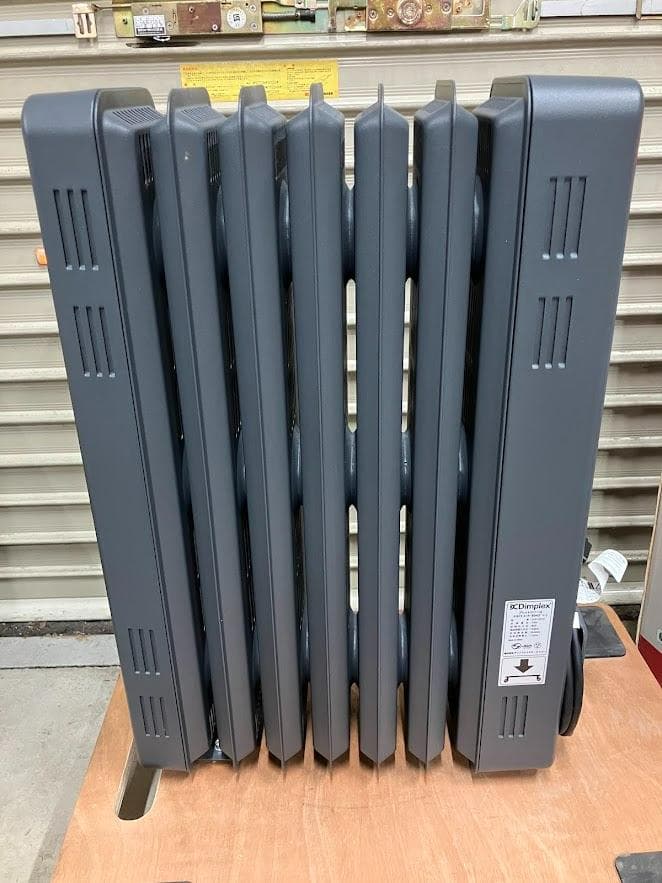 【未使用に近い】Dimplex オイルフリーヒーター グレー　ECR12ECSF