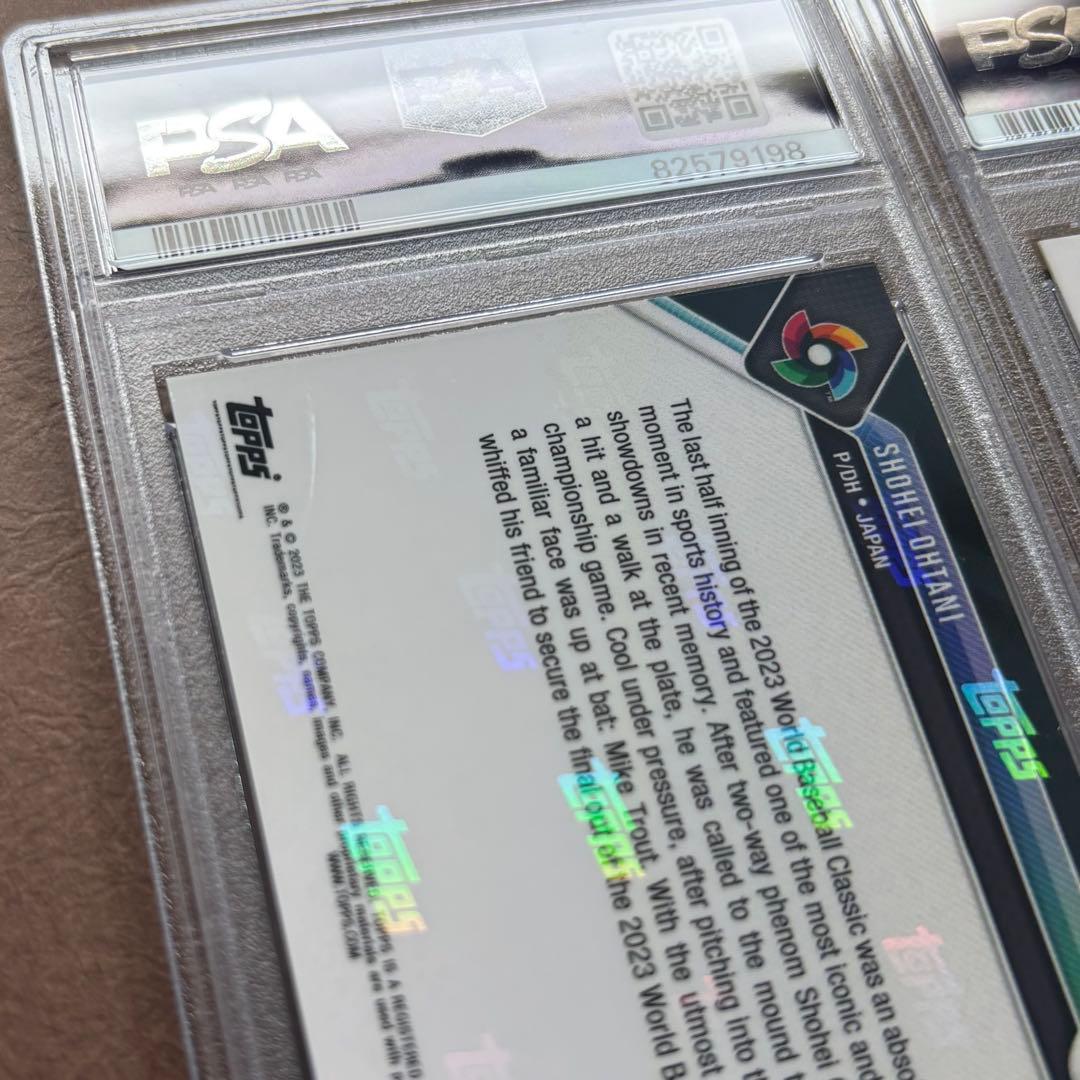 Topps Now 大谷翔平 マイク トラウト カード WBC 決勝 2枚セット