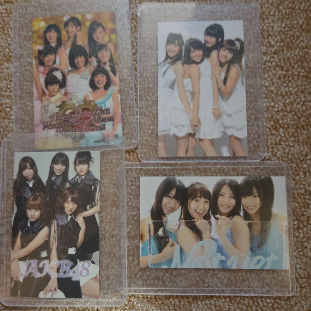 新品！AKB48 写真カード 4枚セット両面カード！セブンイレブン限定グッズ