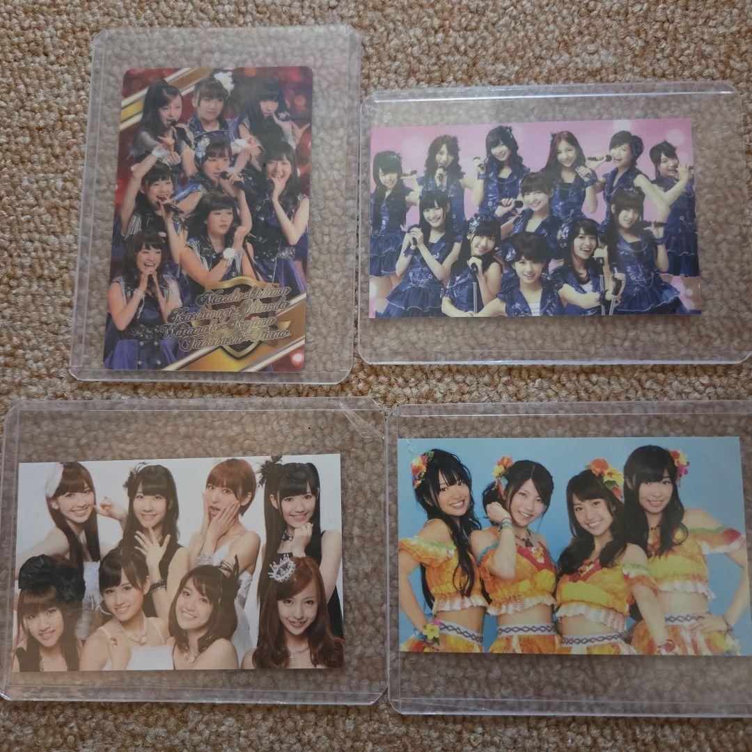 新品！AKB48 写真カード 4枚セット両面カード！セブンイレブン限定グッズ