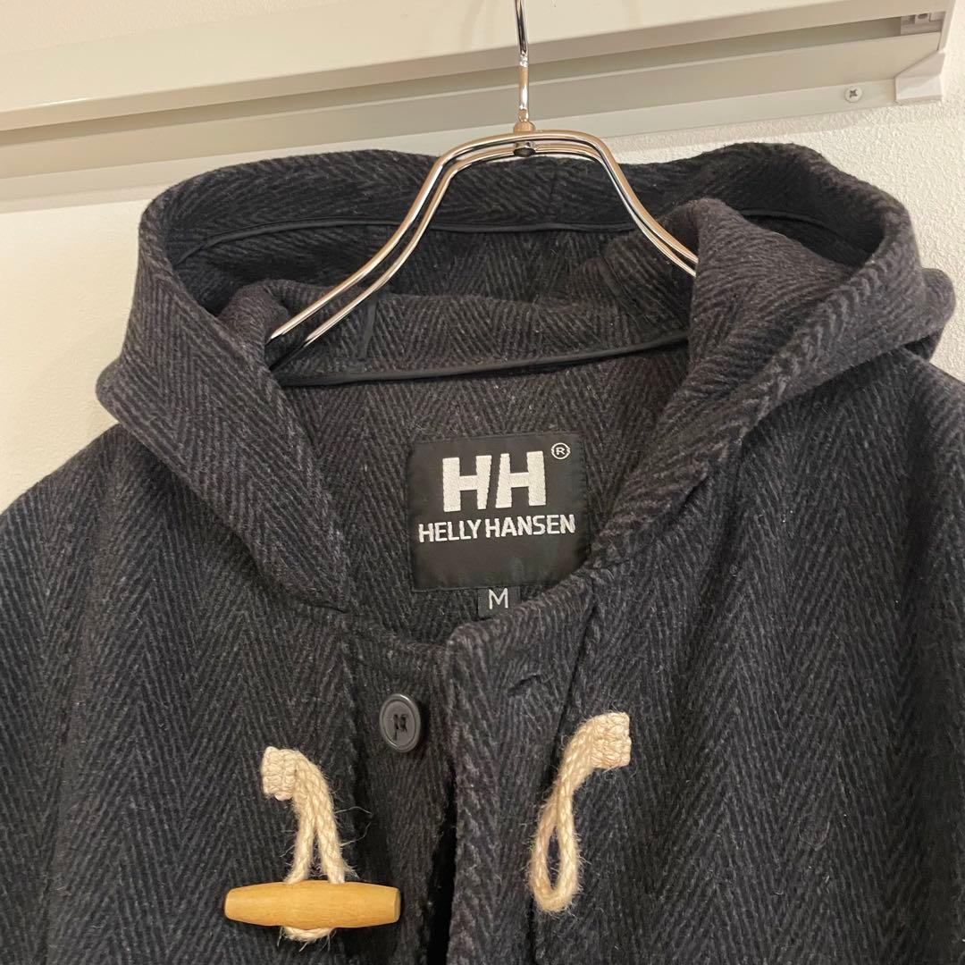 【レア】ヘリーハンセン ダッフルコート ヘリンボーン ウール アウター 古着