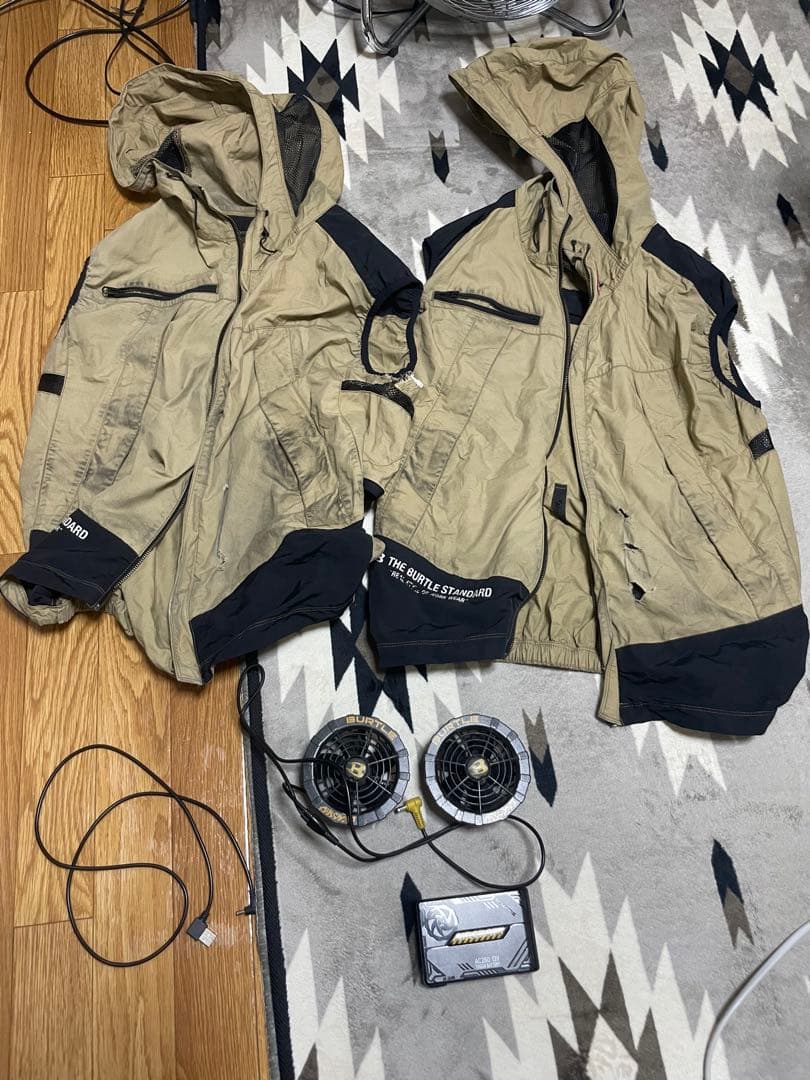Burtle AC260 ファン付きジャケット 破れあり　バートル
