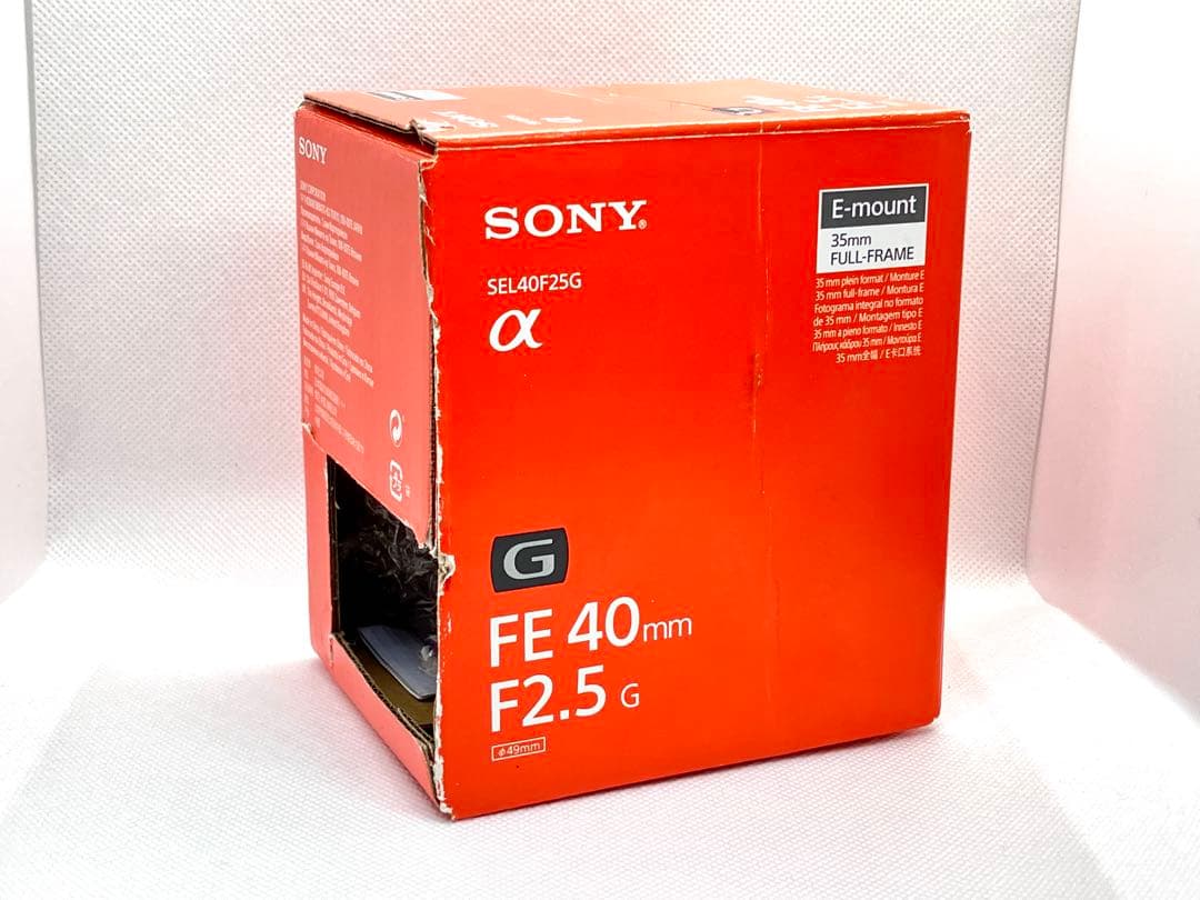 レンズ(単焦点) SONY FE 2.5/40 G SEL40F25G