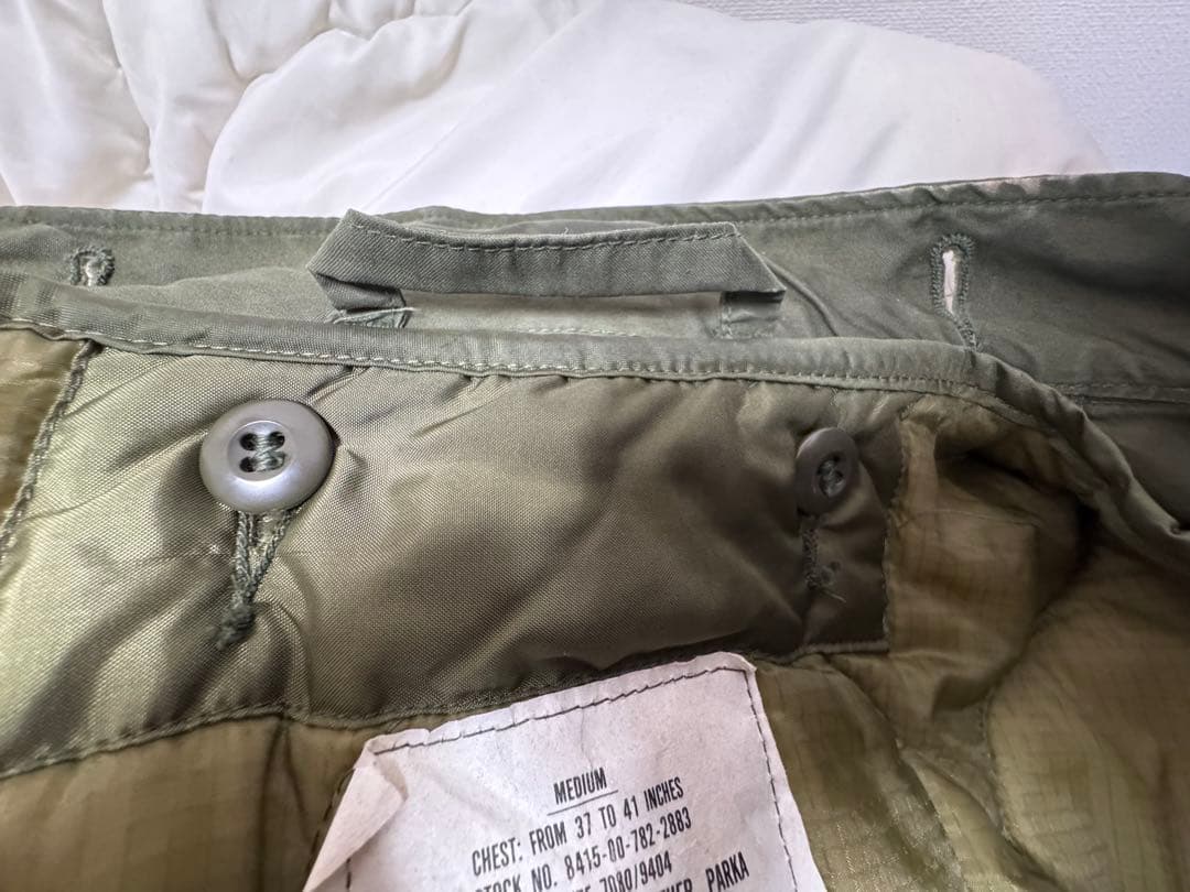 US ARMY 米軍 M65 フィッシュテールパーカー フルセット