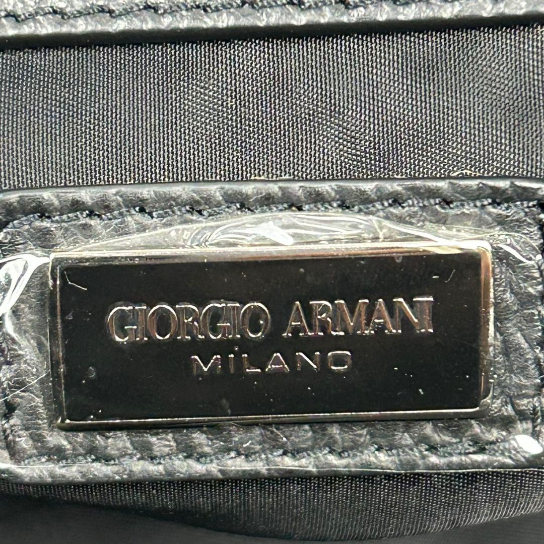 ほぼ新品GIORGIO ARMANI ボストンバッグ ブラック