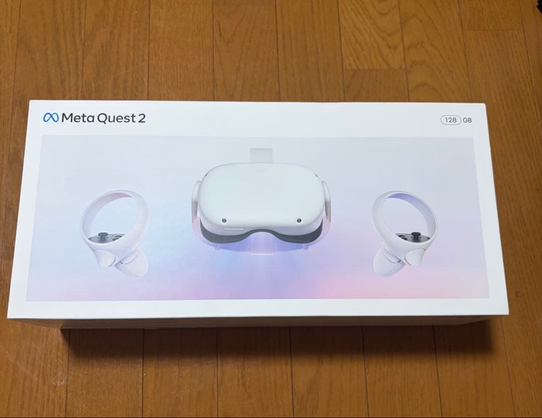  Quest 2 128GB VRヘッドセット +他社ケース&固定バンド