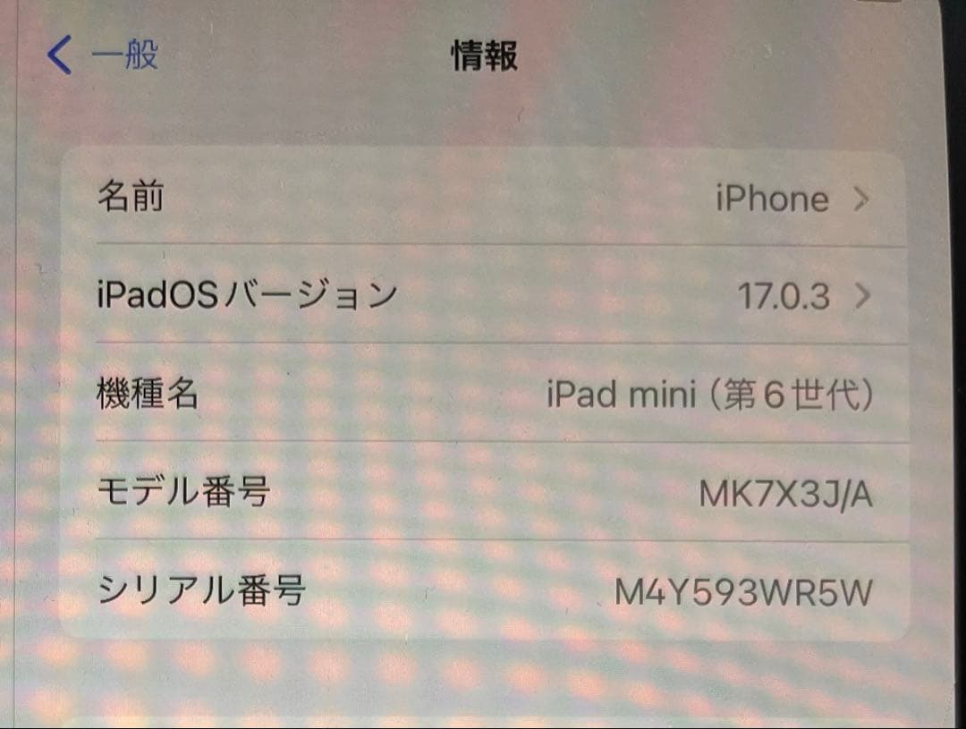 Apple iPad mini 第6世代　256GB