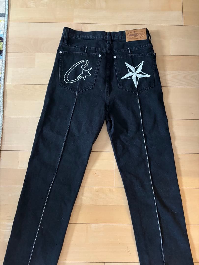 Corteiz C-Star Denim Black コーテイズ Cスター