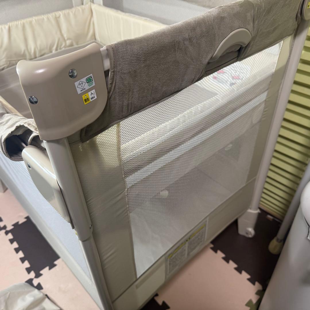 【美品】 Aprica ココネルエアープラス 最上位モデル ベビーベッド