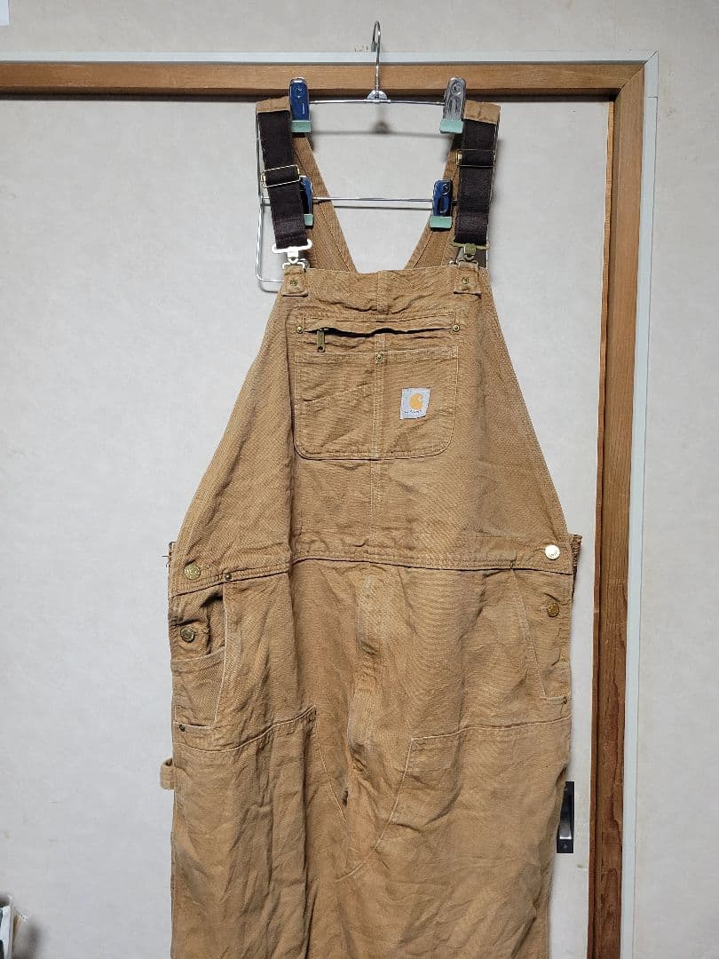 Carhartt オーバーオール　ダブルニー50×32