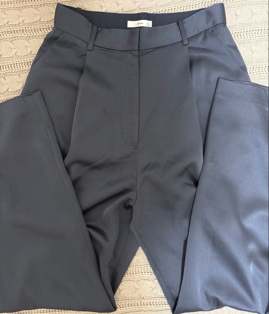 anuke アンヌーク Satin Tailored Shirtsセットアップ