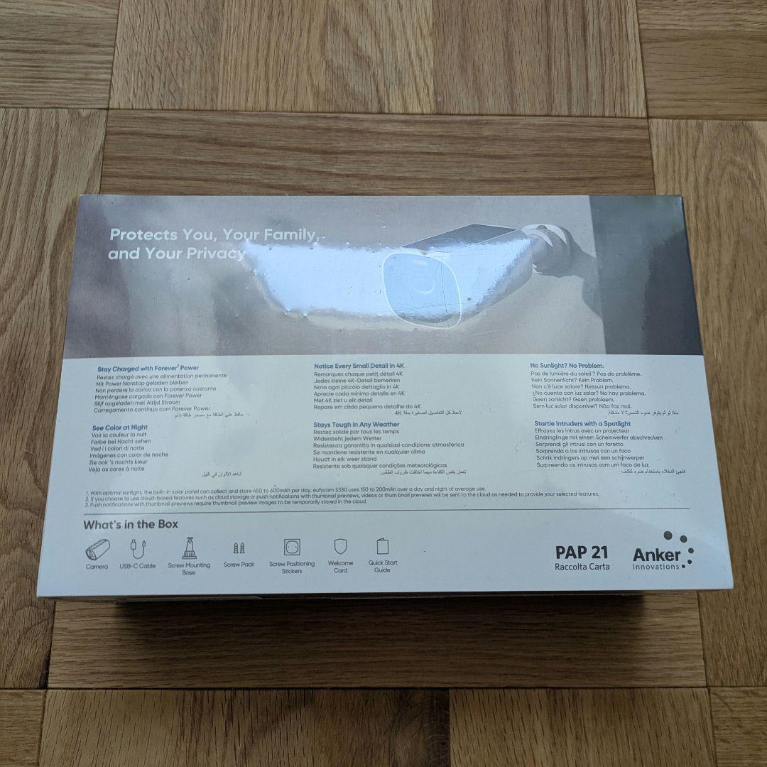 【新品】Anker Eufy eufyCam S330 増設用カメラ