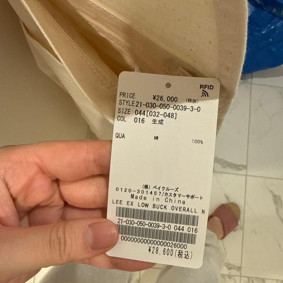 Lee LECHOPPE レショップコラボ　オーバーオール サイズ44