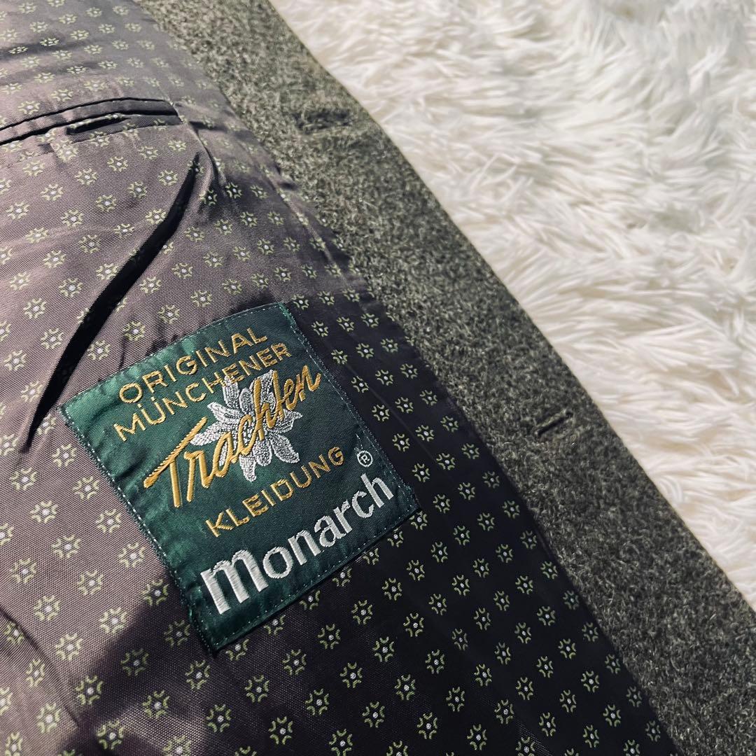 Loden Mohair Tyrolean Jacket khaki XL相当