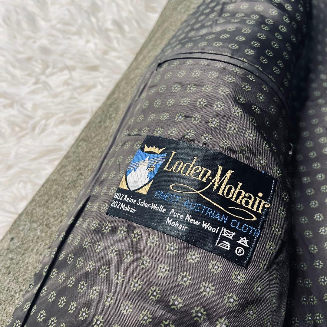 Loden Mohair Tyrolean Jacket khaki XL相当