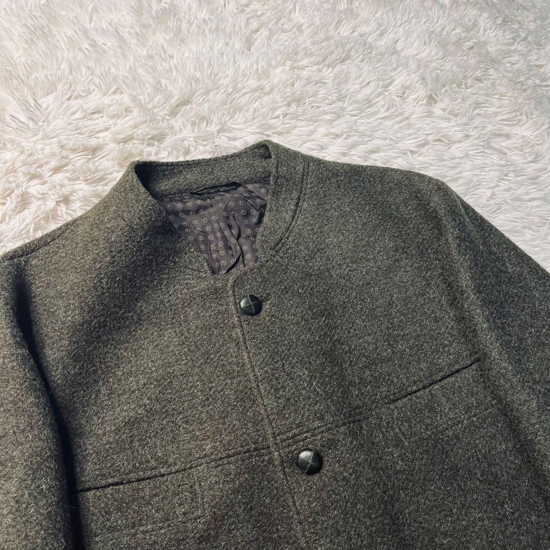 Loden Mohair Tyrolean Jacket khaki XL相当