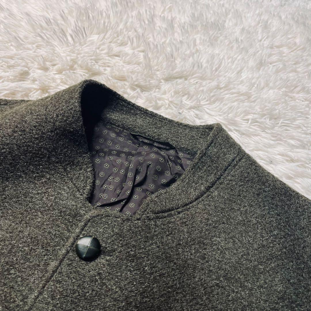 Loden Mohair Tyrolean Jacket khaki XL相当
