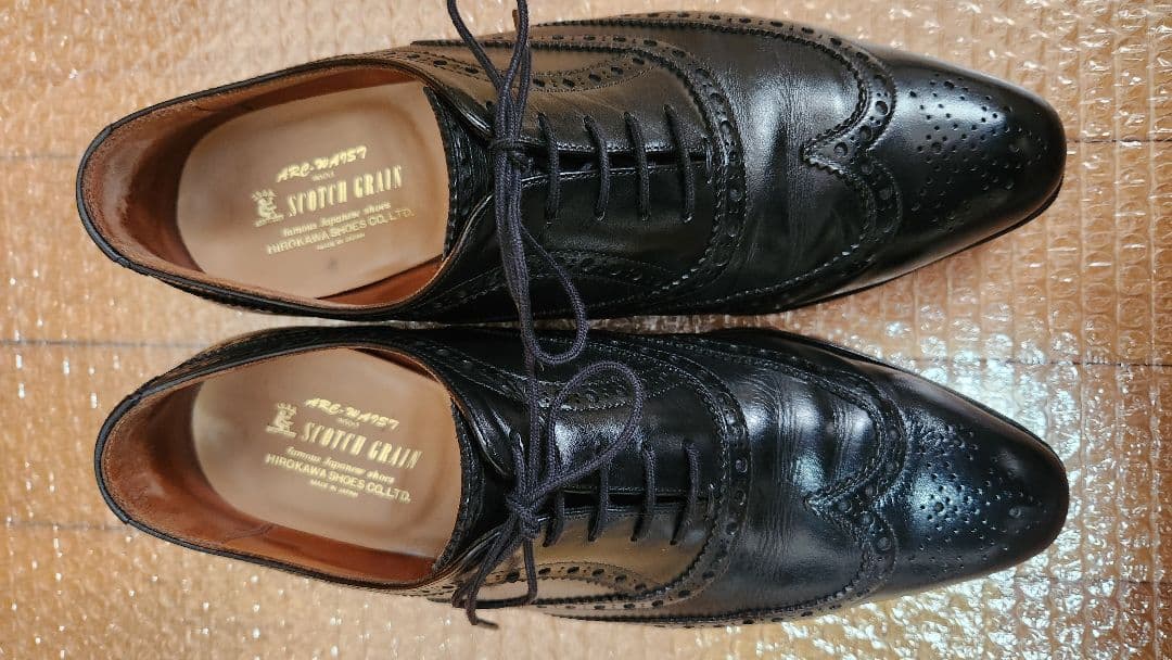 スコッチグレイン 25.5cm ウィングチップ 1715 アバンス