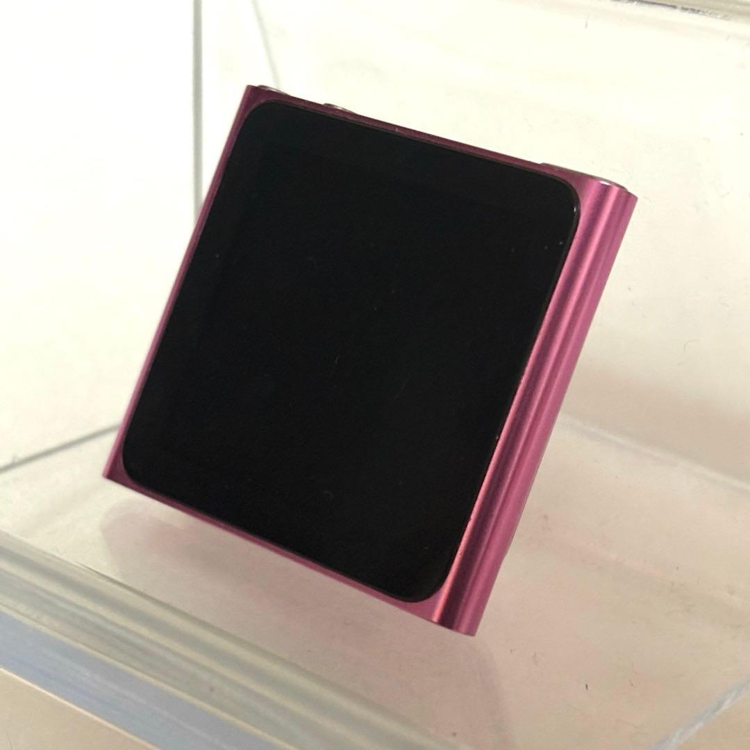 【美品】iPod nano 第6世代 16GB ピンク 動作確認済み 付属品あり