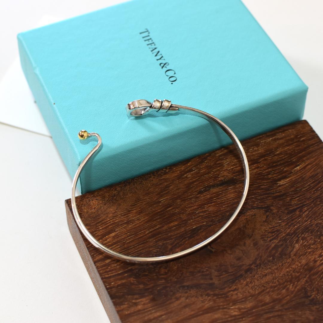 ▢■TIFFANY&Co.■▢ティファニー　　フック＆アイバングル