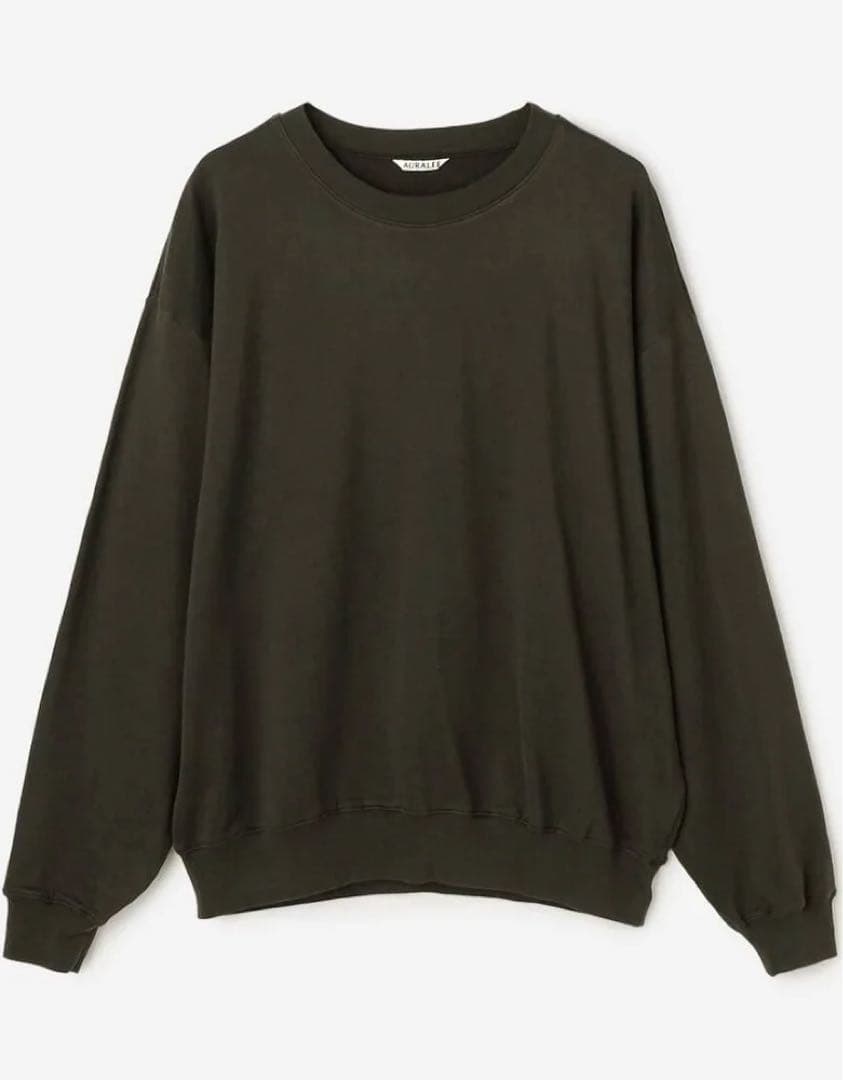 トップス 23aw auralee elastic high gauge sweat