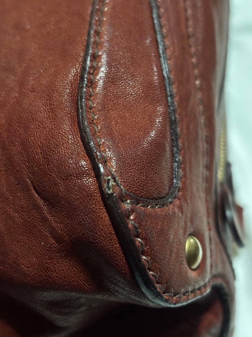 miumiu ナッパバタフライレザー ショルダーバッグ