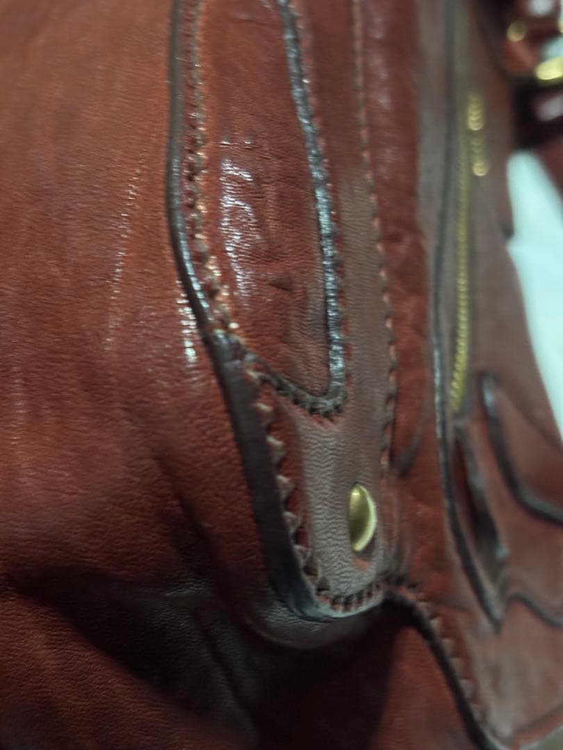 miumiu ナッパバタフライレザー ショルダーバッグ