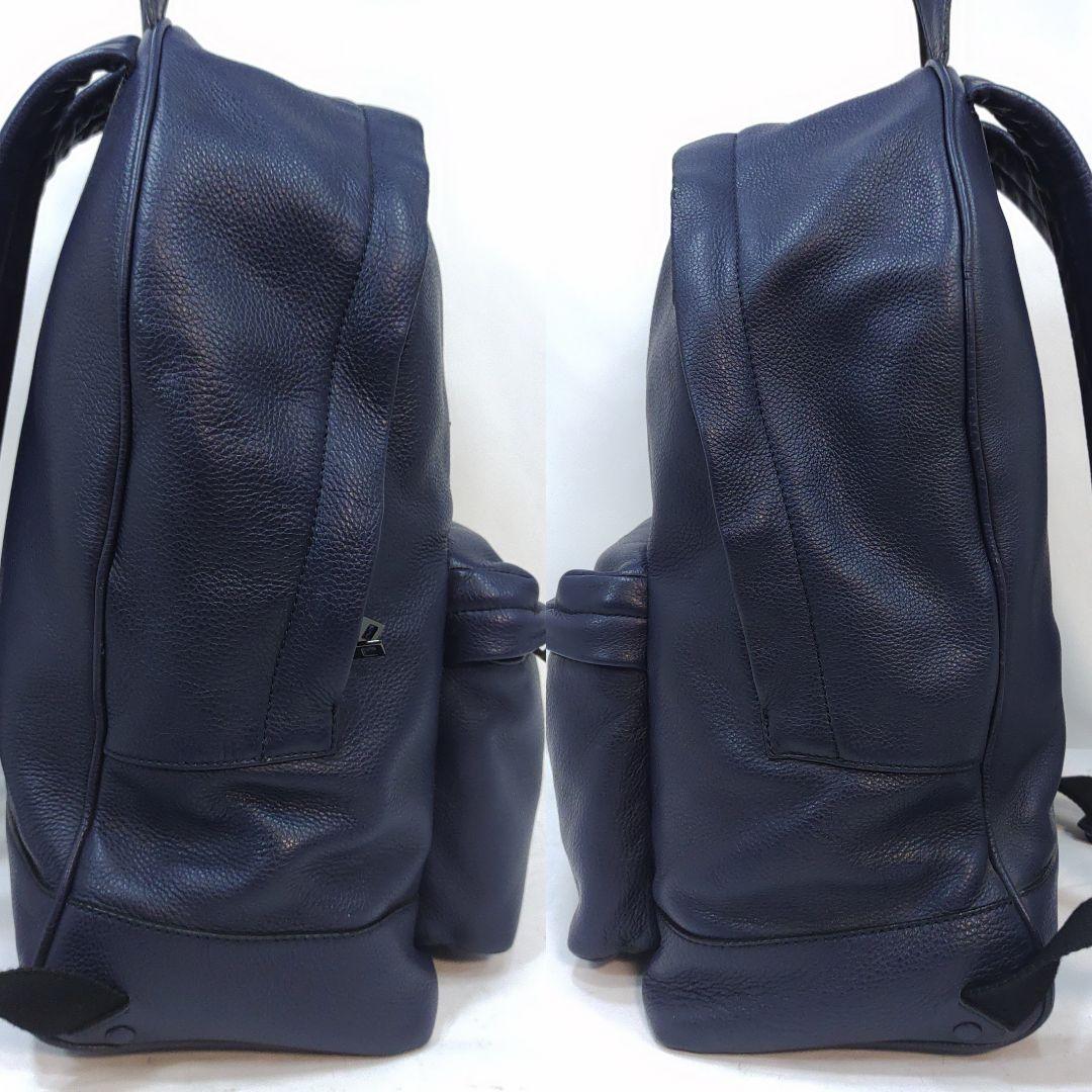 バリー リュックサック バックパック レザー A4可 トレスポ ネイビー