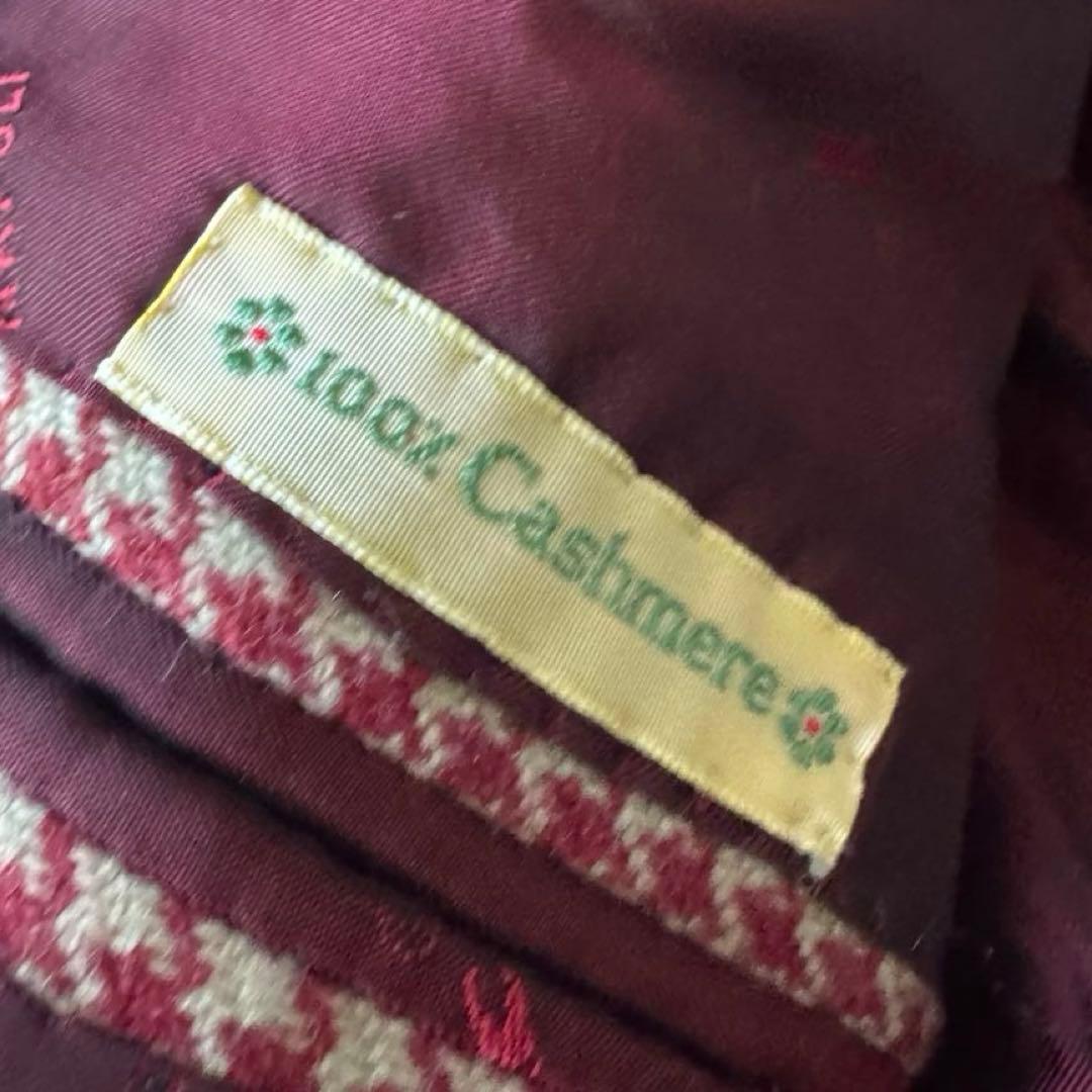 極美品 Kiton テーラードジャケット カシミヤ100% ハウンドトゥース