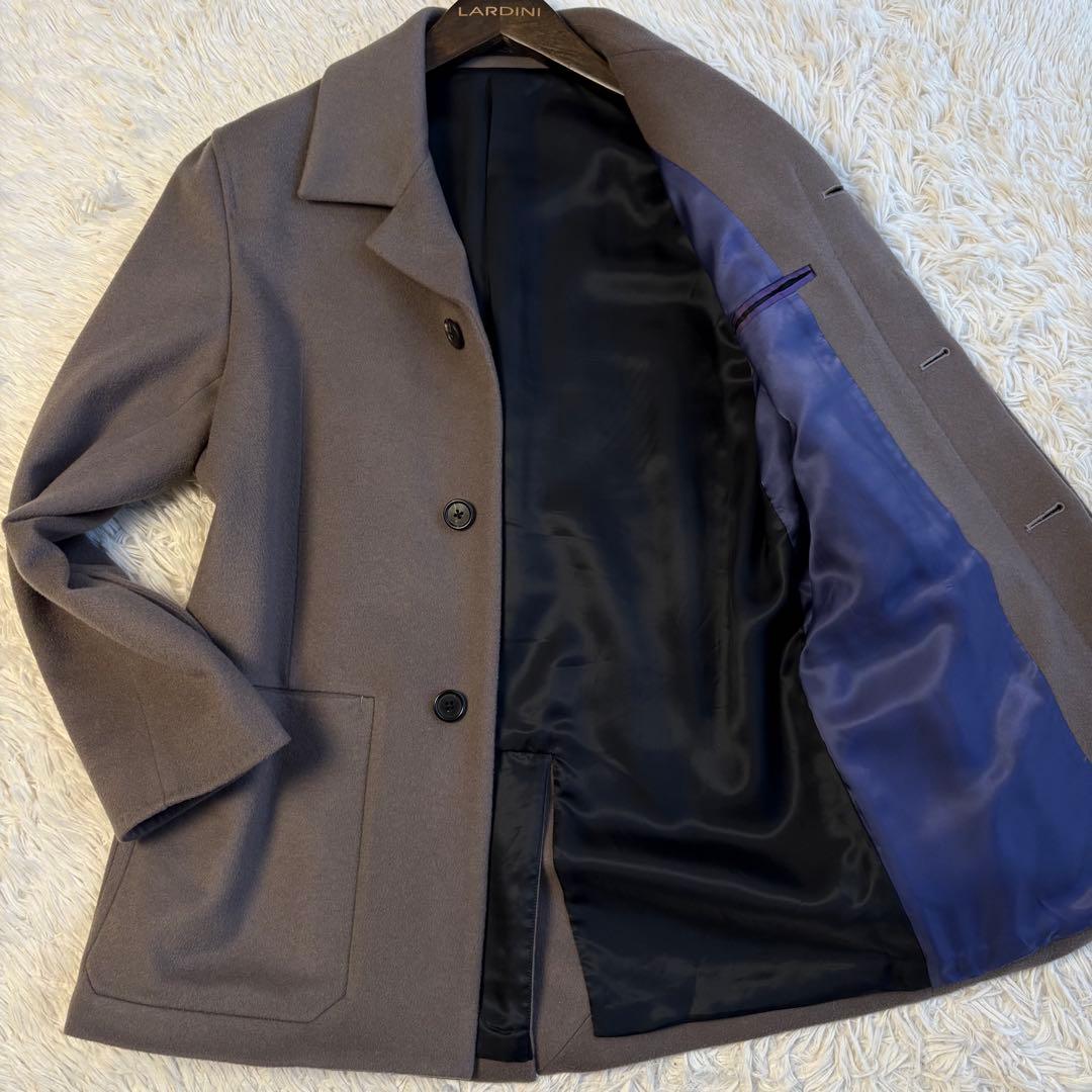 (美品) ポールスミス 23aw カシミヤ混 ショートコート ラベンダーグレー