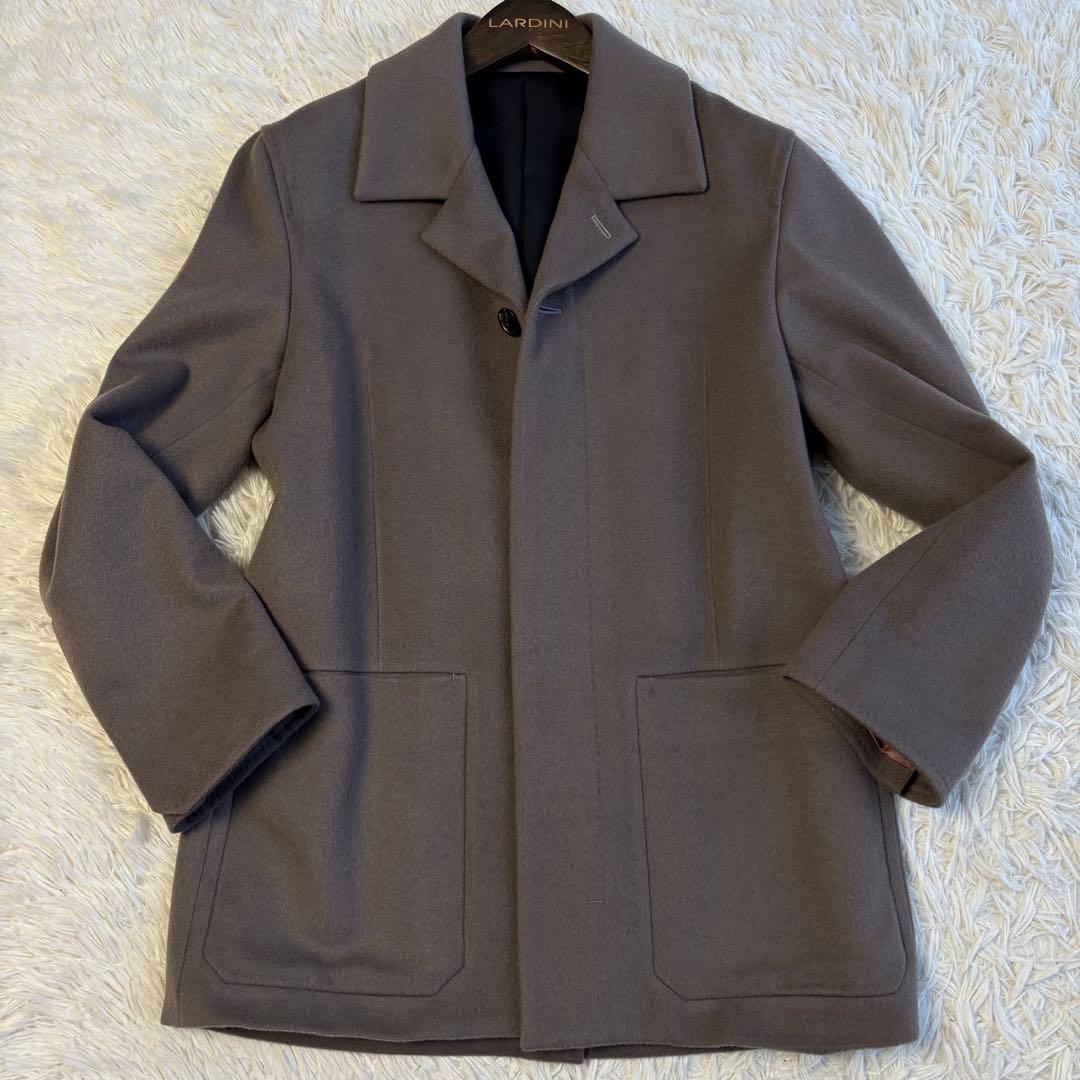 (美品) ポールスミス 23aw カシミヤ混 ショートコート ラベンダーグレー