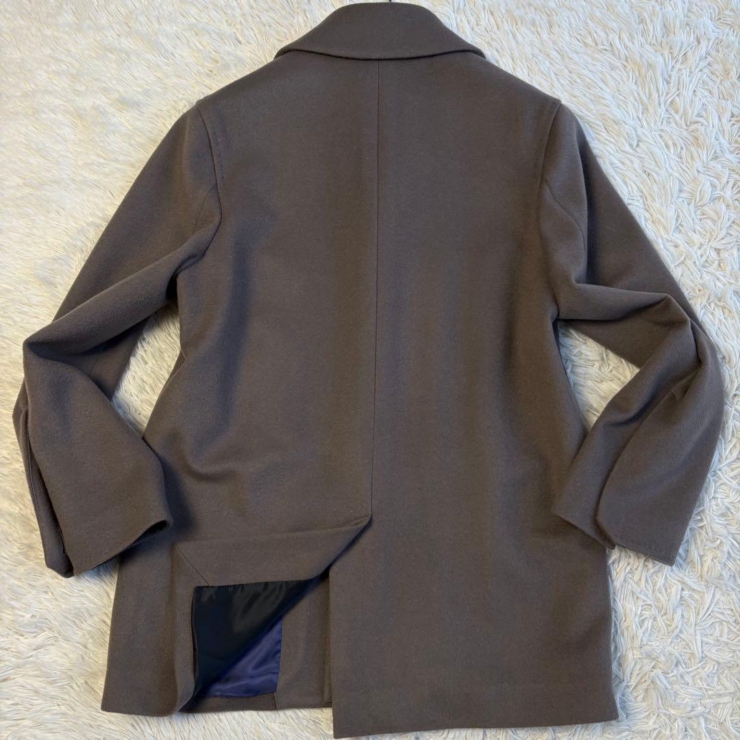 (美品) ポールスミス 23aw カシミヤ混 ショートコート ラベンダーグレー