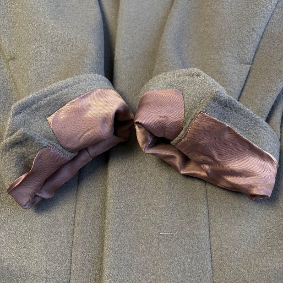 (美品) ポールスミス 23aw カシミヤ混 ショートコート ラベンダーグレー