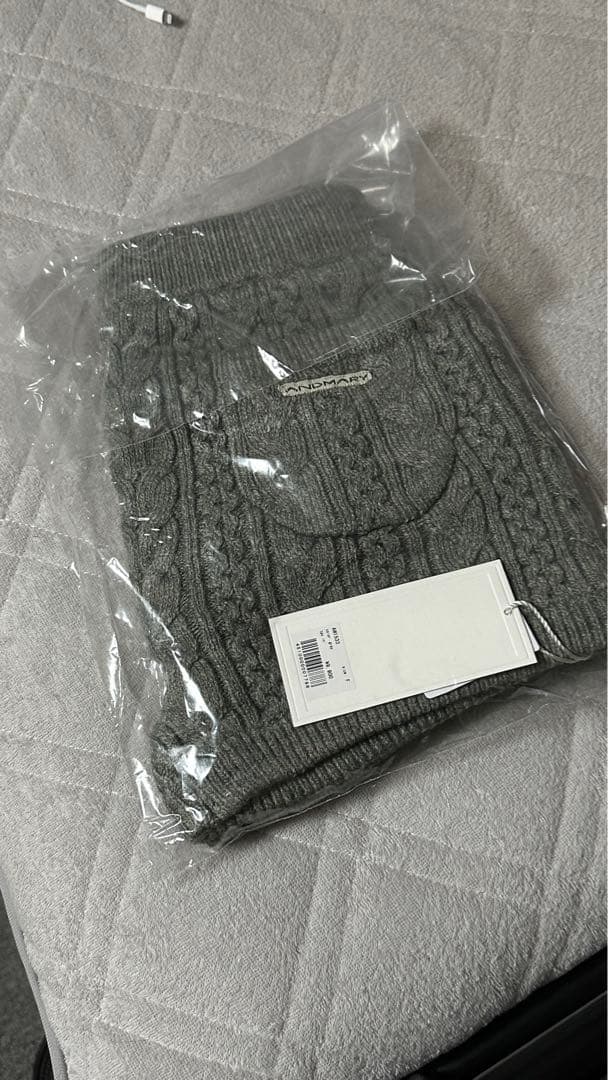 Mary knit pants andmary gray アンドマリー