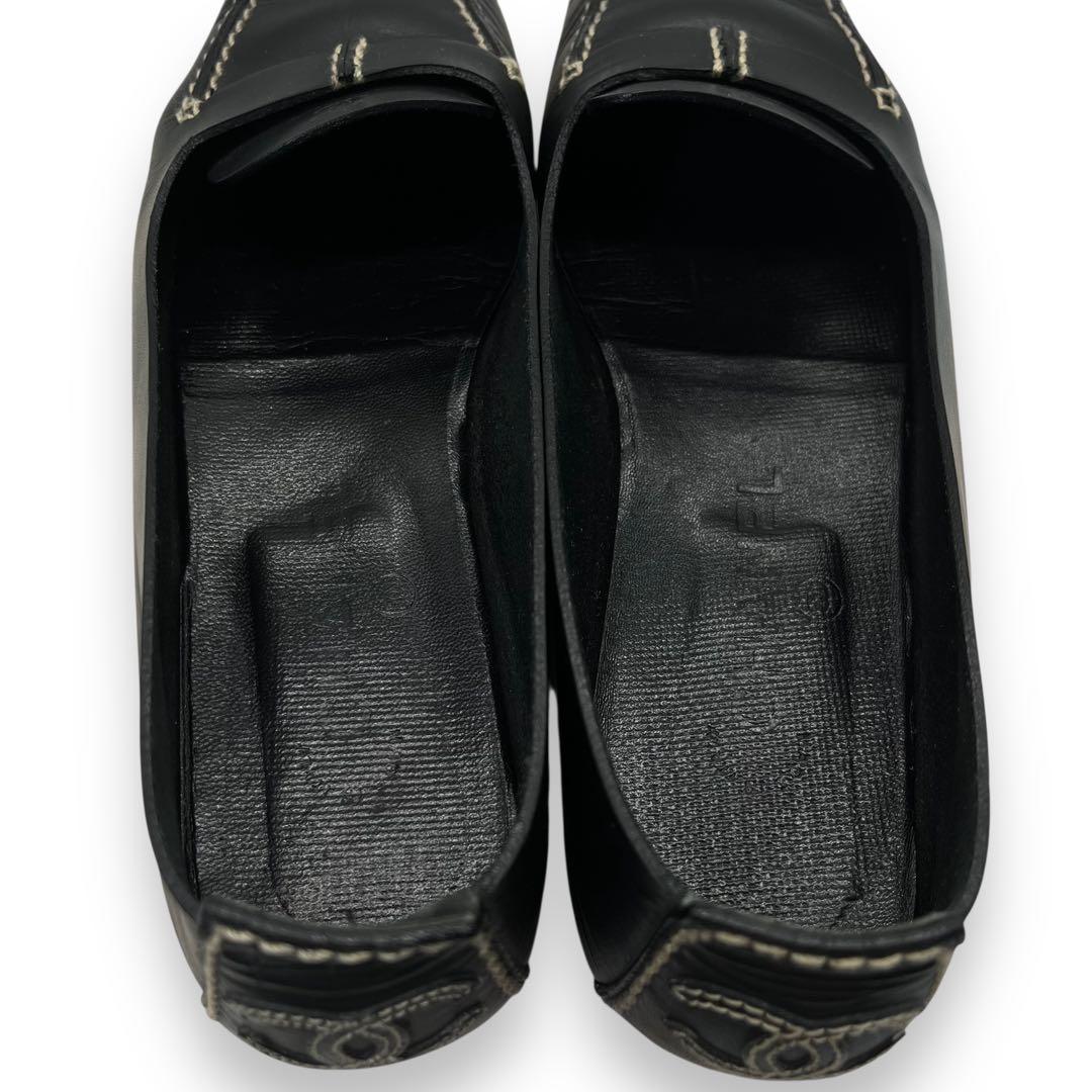 CHANEL シャネル ココマーク ステッチ ドライビングシューズ 24.0cm