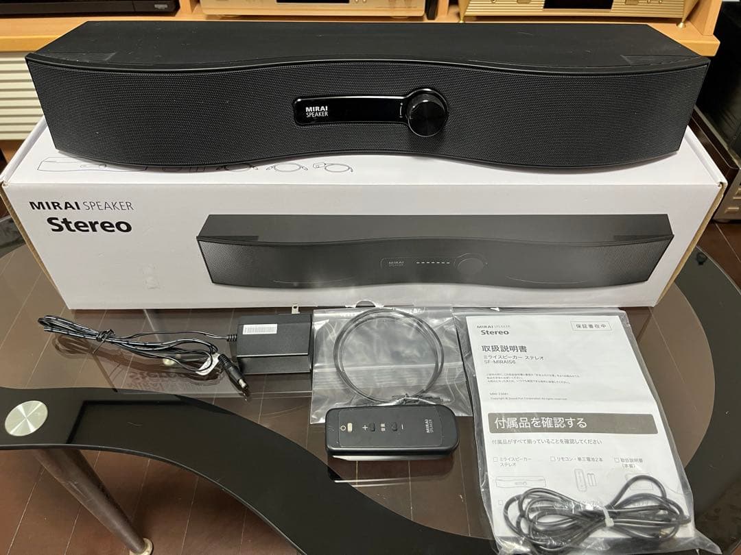 MIRAI スピーカー ステレオ ブラック