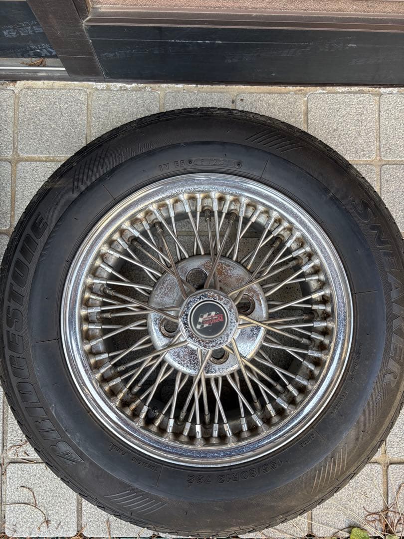 希少13インチ PCD100 4Hワイヤーホイールセット　ビュートマーチ他