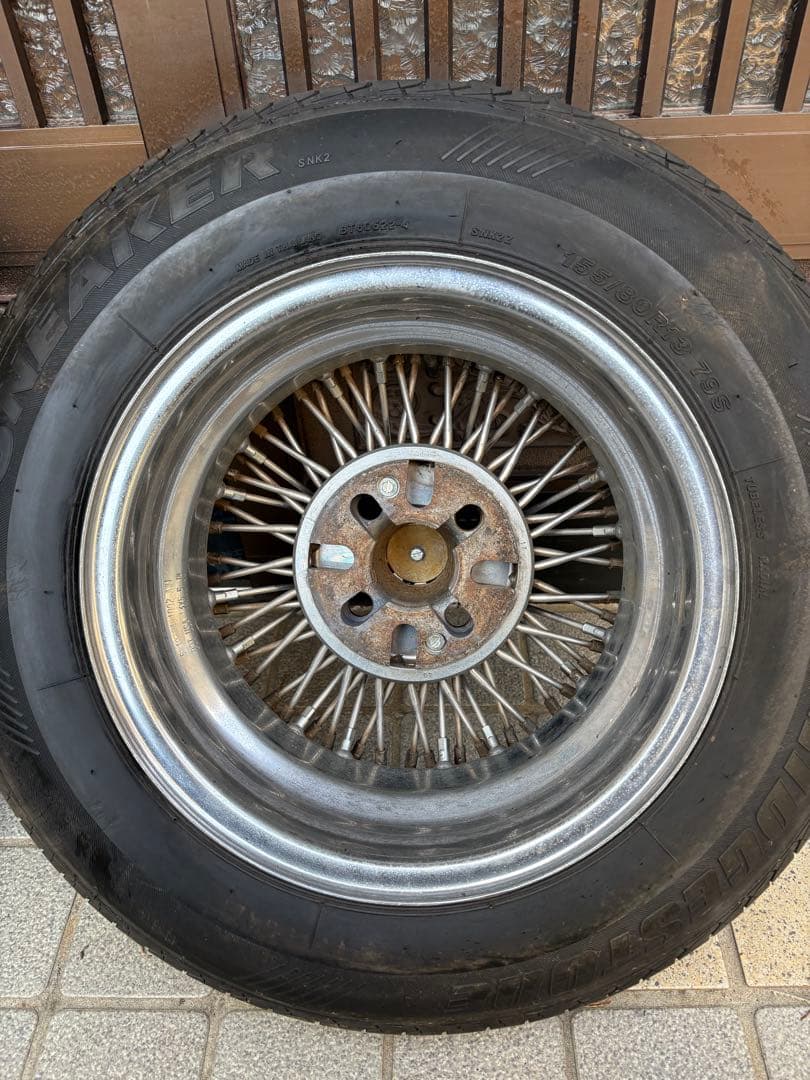 希少13インチ PCD100 4Hワイヤーホイールセット　ビュートマーチ他