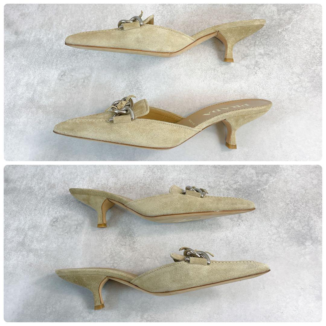 PRADA プラダ　ミュール　サンダル　スエード　00s