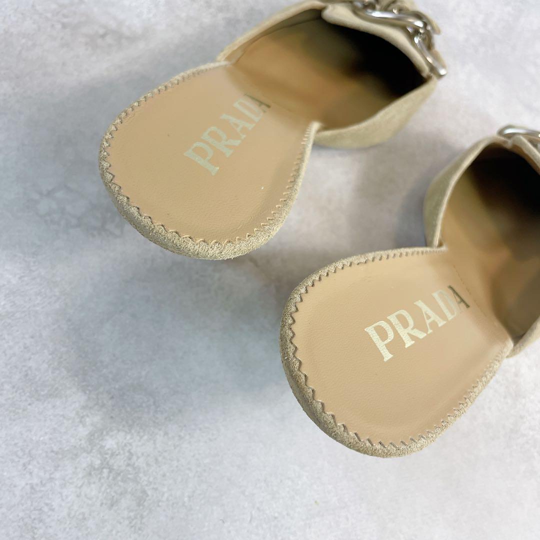 PRADA プラダ　ミュール　サンダル　スエード　00s