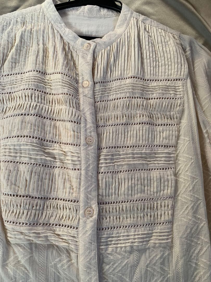 センソユニコ の刺繍入りコットンワンピース