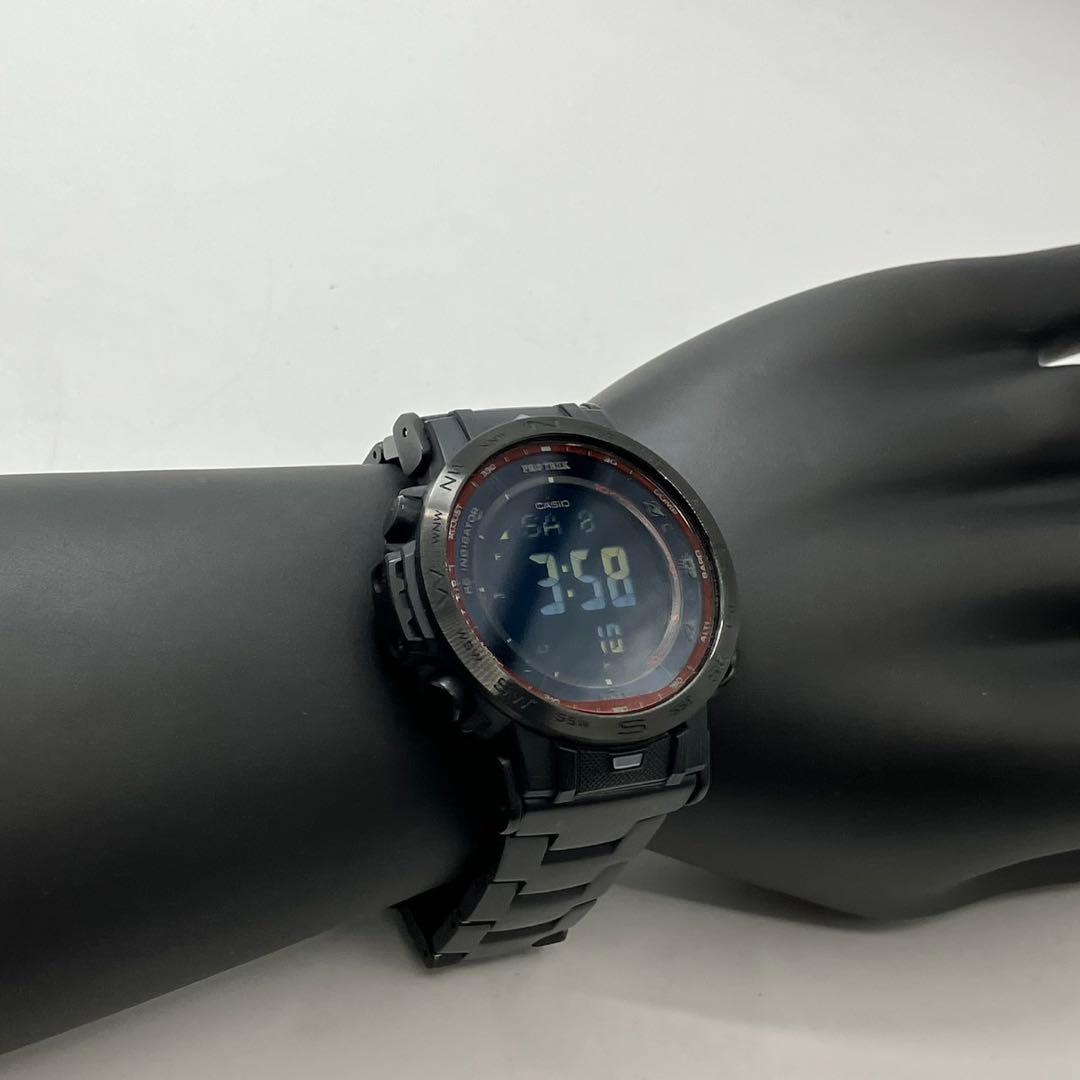 希少 稼働 カシオ プロトレック ファイヤーフォール PRW-30YT-1JP