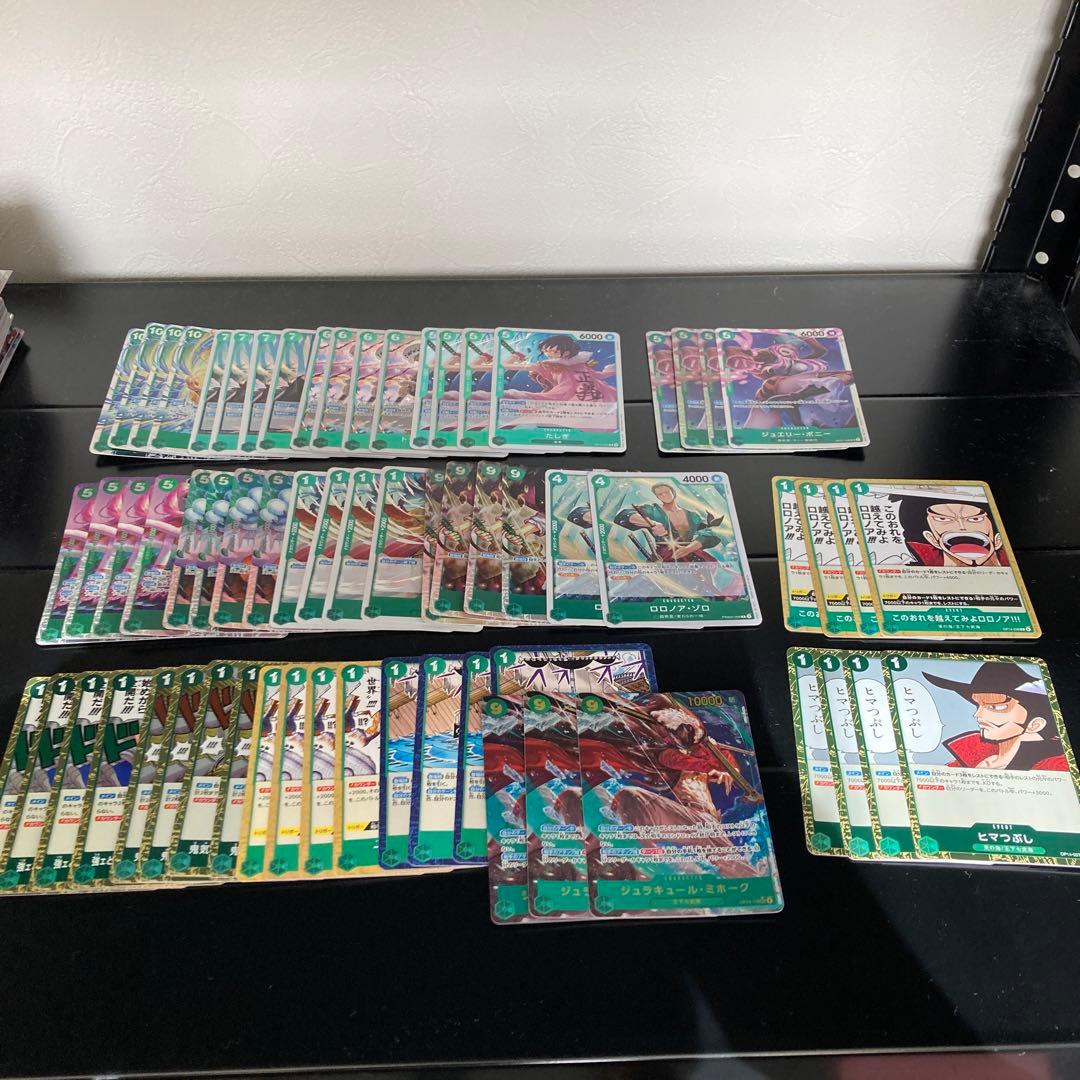 ワンピースカード　構築済みデッキ　緑ミホーク