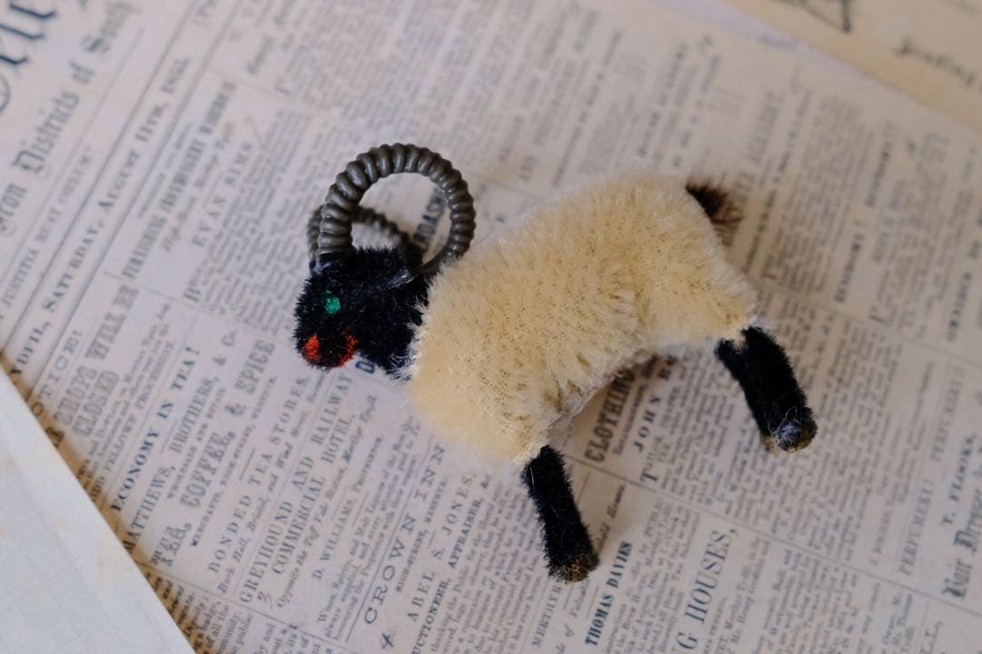 ヴィンテージ 羊 ヒツジ 置物